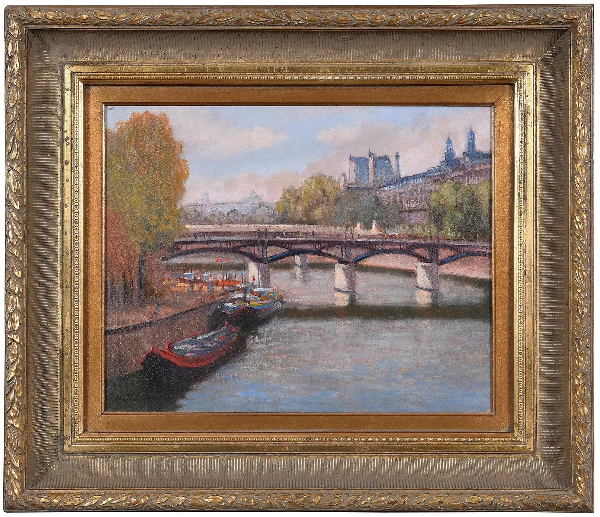 David E. Olander, Notre Dame, Paris, 1992, oil on canvas
