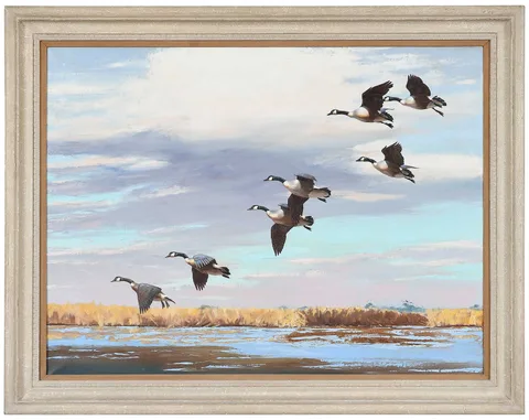 Richard Evett Bishop, Quiet Waters, 1950, oil on canvas