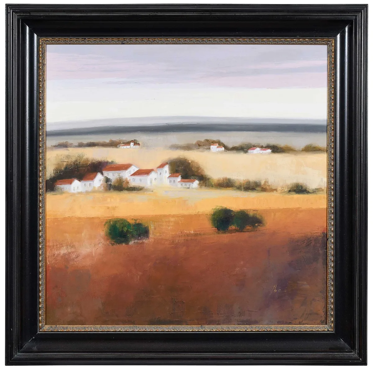 Orieka Ibe, Landscape, circa 2001, oil on canvas