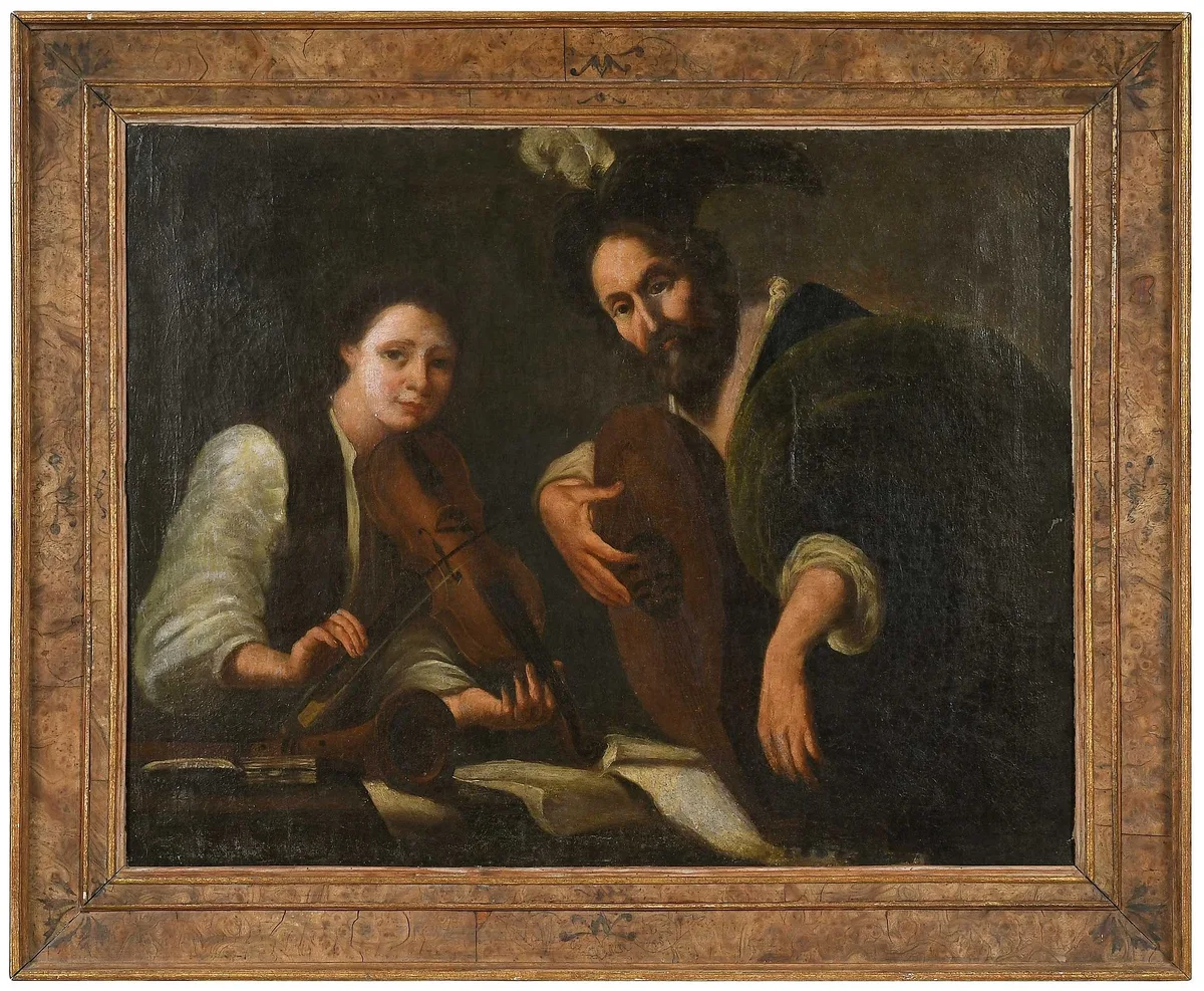 The Concert by Bernardo Strozzi, oil on canvas, sold Jan 2024