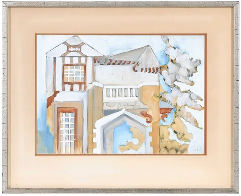 Zelda Fitzgerald, Zelda's House, gouache on paper