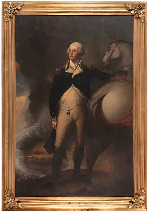 Jane Stuart, General George Washington, after George Washington at Dorchester Heights, by her father, Gilbert Stuart (1755-1828), oil on canvas