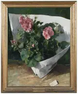 Emil Carlsen, Still Life with Geraniums