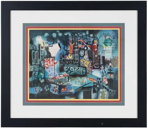 Rainey Bennett, Clatter Town, watercolor on paper