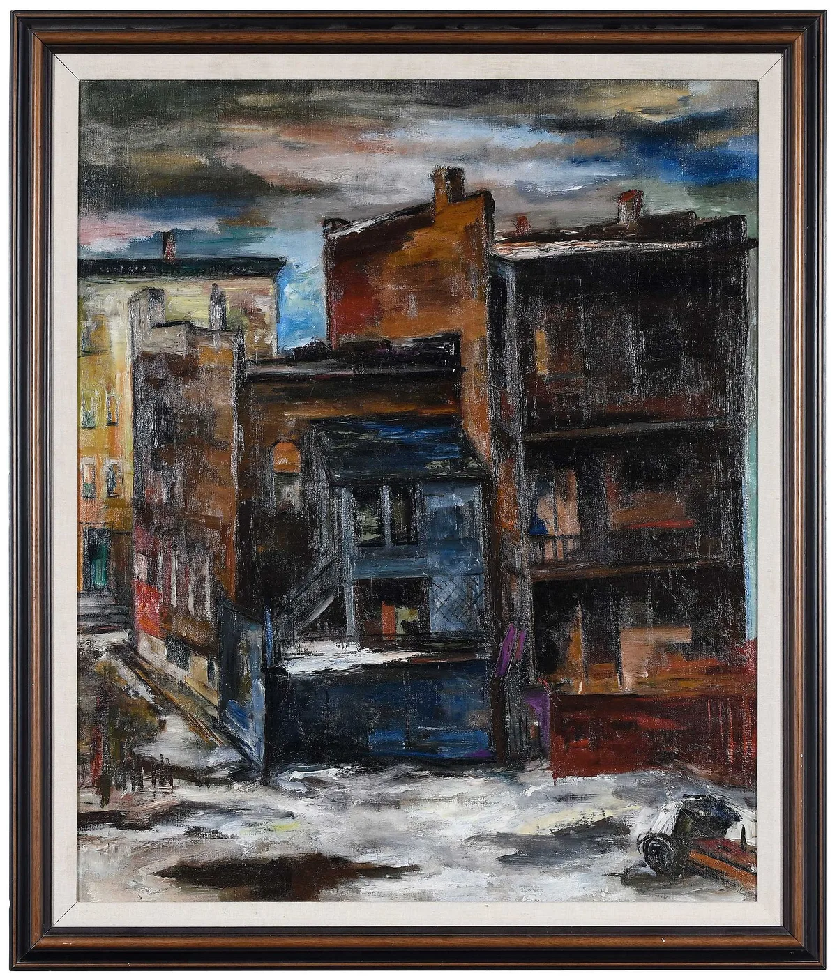 Frank Perri, Melting Snow, 1941, oil on canvas