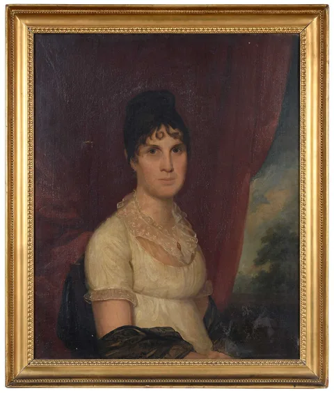 John Wesley Jarvis, Portrait of a Lady in White, 1807, oil on canvas