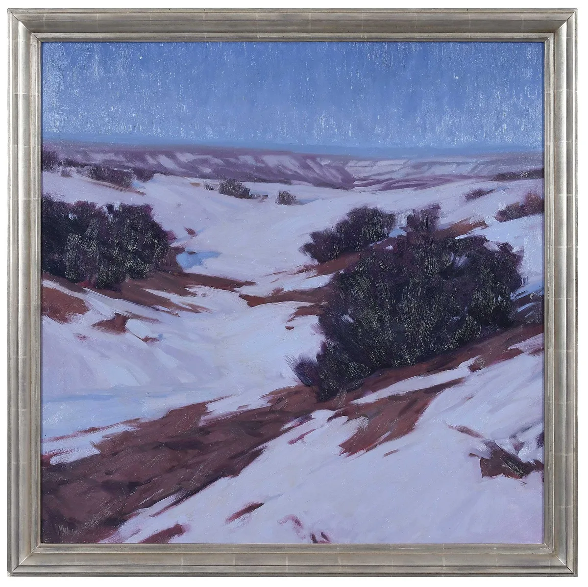 Mark Daniel Nelson, Western Twilight, oil on canvas