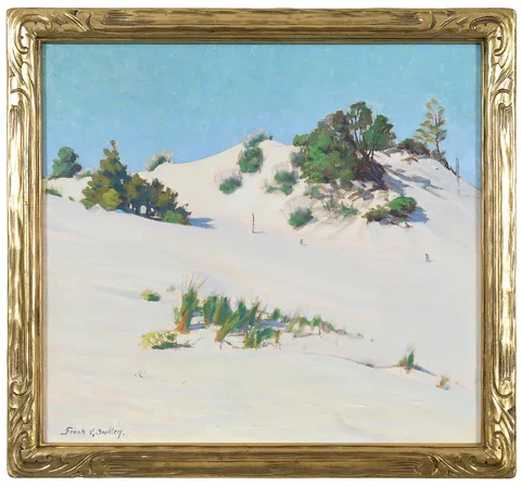 Frank V. Dudley, Sand Dunes, oil on canvas