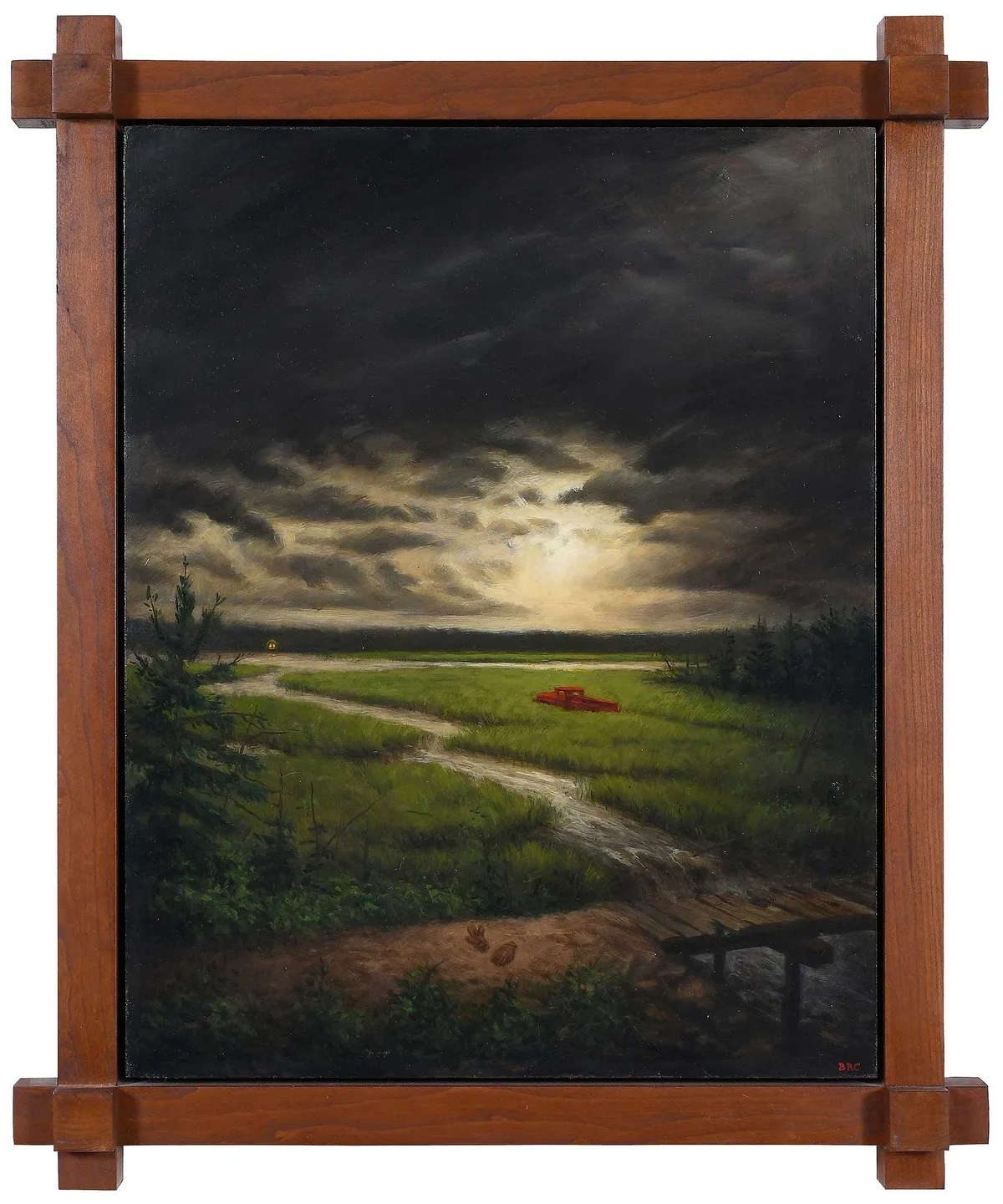 Barry Roal Carlsen, The Interrupted Journey, 1999, oil on panel