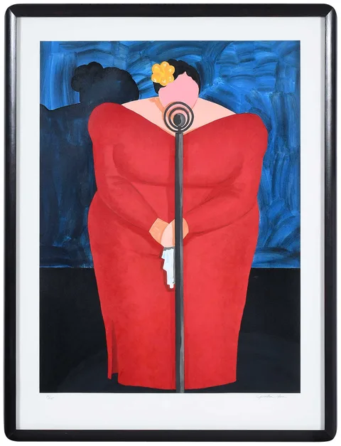 Jonathan Green, Bessie Mae, 1995, color lithograph