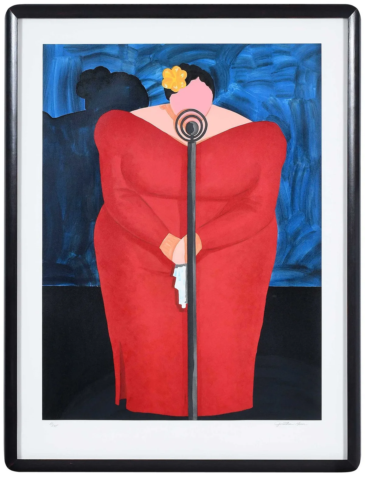 Jonathan Green, Bessie Mae, 1995, color lithograph