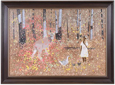 Carroll Cloar, Peaceable Thicket, 1980, acrylic on Masonite