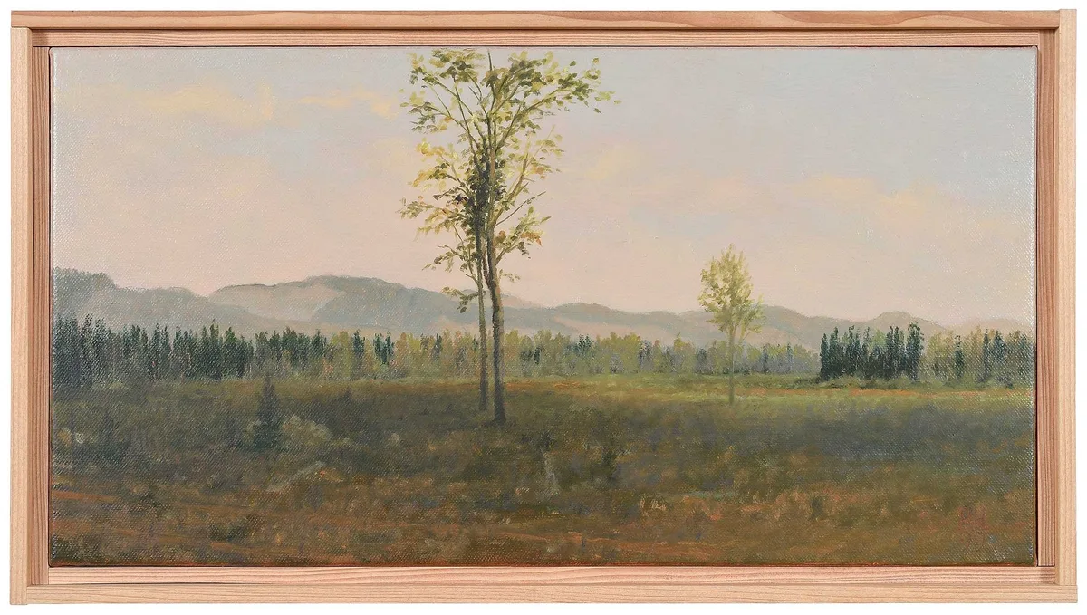 Paul Harcharik, Clearing, oil on canvas
