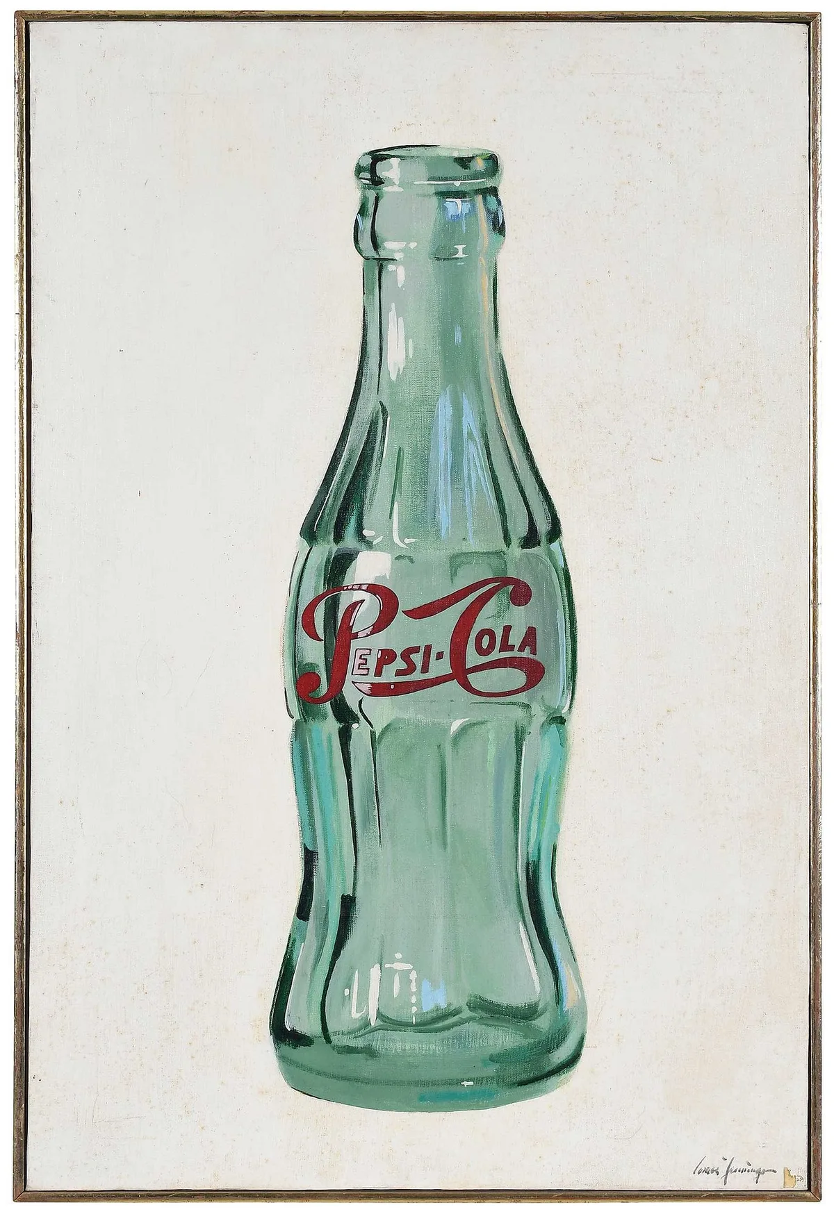 Pepsi-Cola by Comer Jennings, oil on canvas, sold Nov 2023