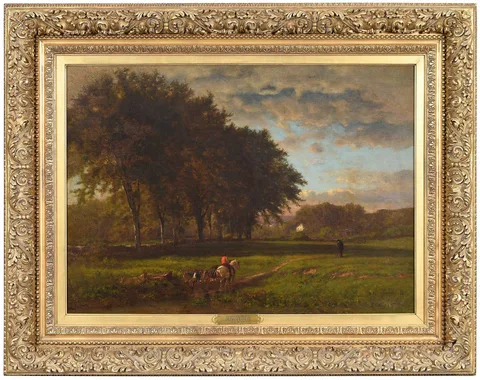George Inness, Homeward Bound, painted circa 1864-65, oil on canvas