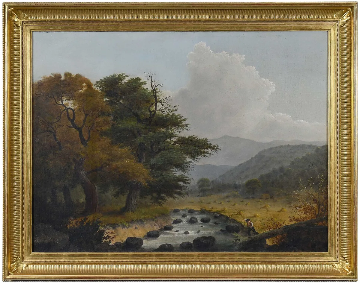 John Banvard, At River's Bend, circa 1850, oil on canvas