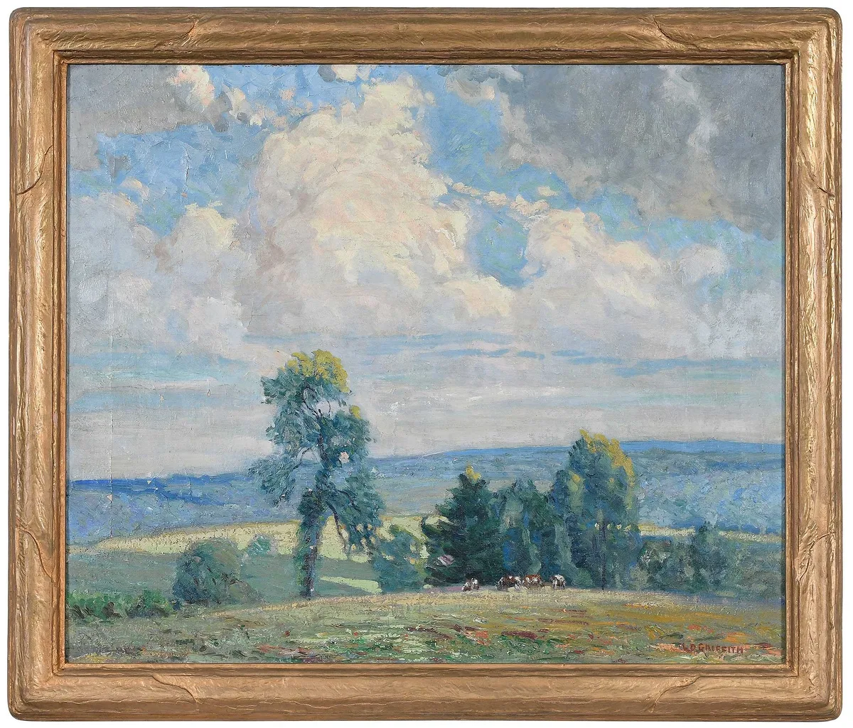 Lewis Oscar Griffith, A Summer Cloud, oil on canvas