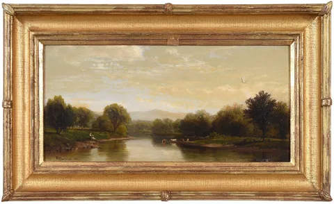 Richard William Hubbard, New England Landscape, 1871, oil on canvas
