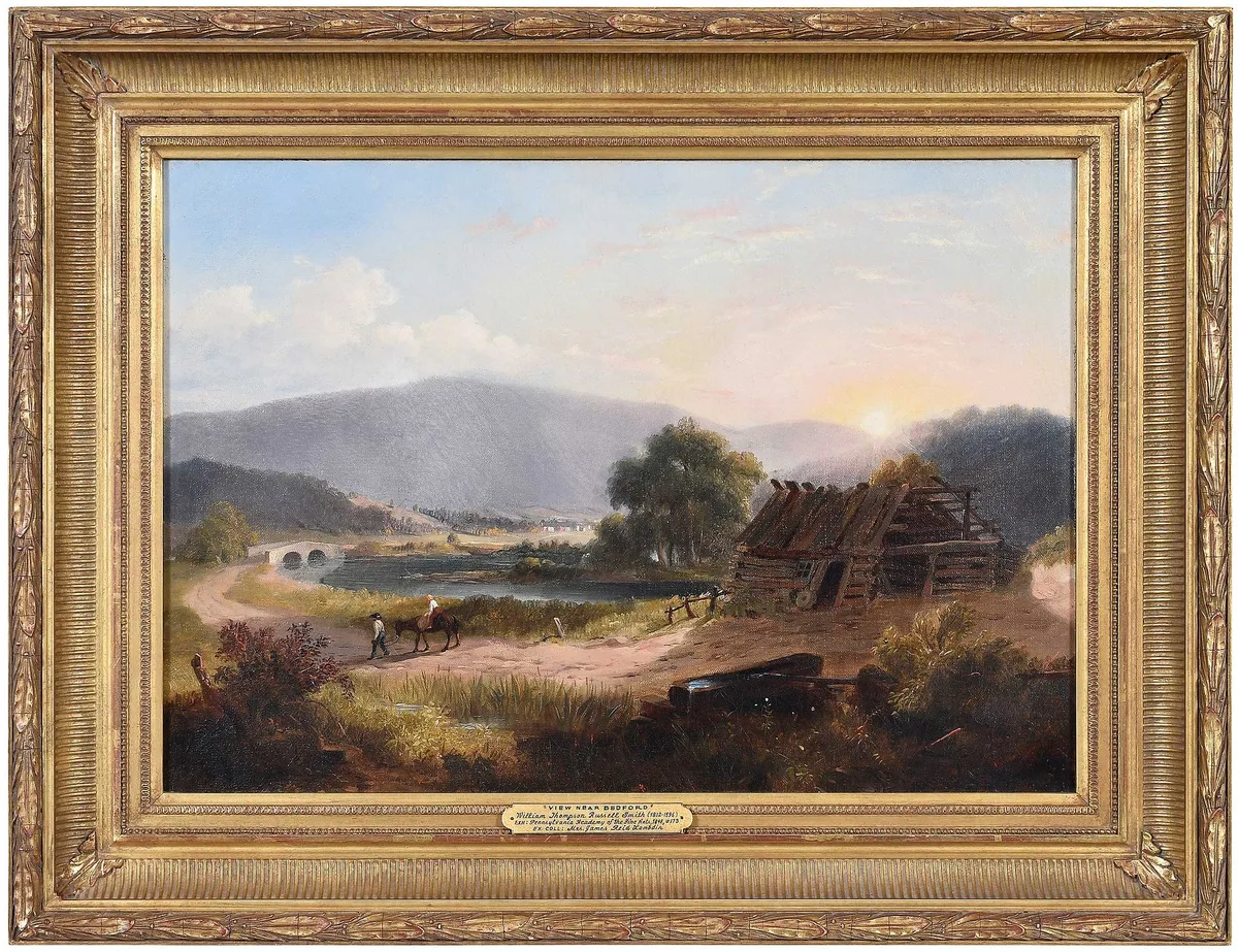 William Thompson Russell Smith, View Near Bedford, Pennsylvania, 1848, oil on canvas