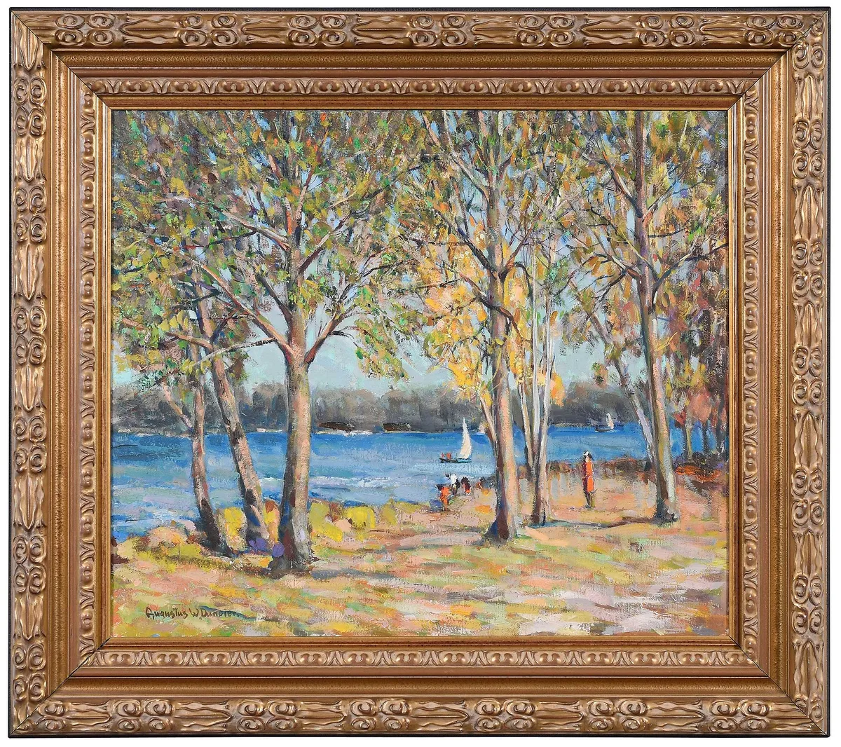Augustus W. Dunbier, A September Shore, oil on canvas
