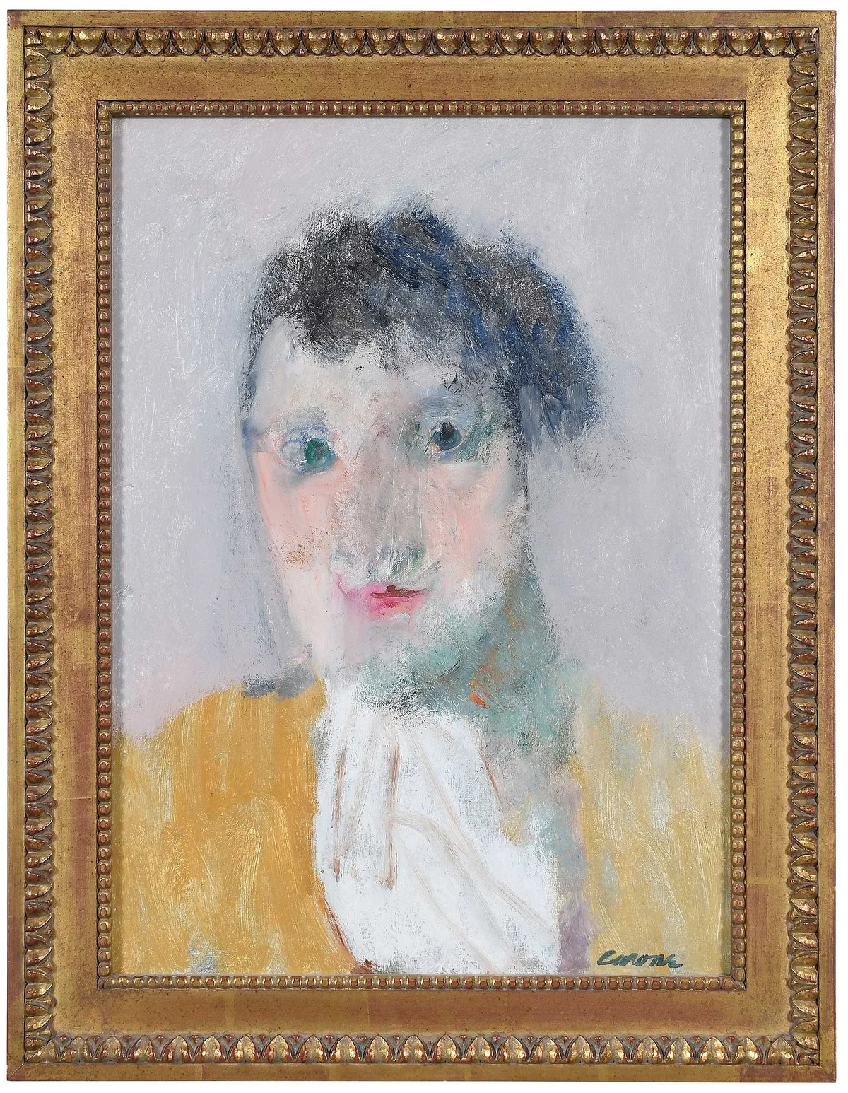 Nicolas Carone, Actor, oil on panel