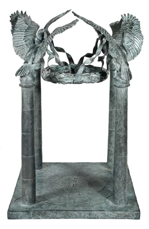 Raymond Kaskey, WWII Monument, patinated bronze