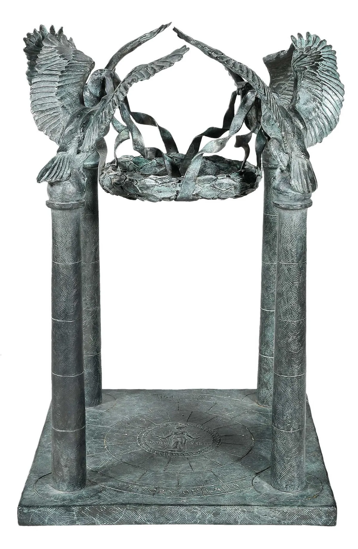WWII Monument by Raymond Kaskey, patinated bronze, sold Sep 2023
