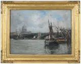 Robert Weir Allan, Southwark Bridge and St. Paul's Cathedral