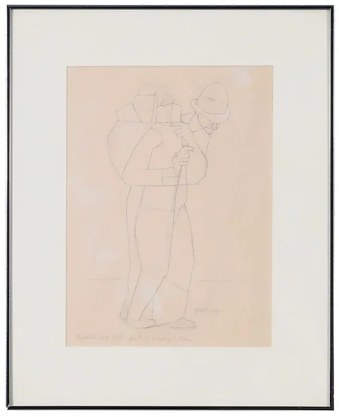 Robert Gwathmey, Sharecropper, graphite on paper