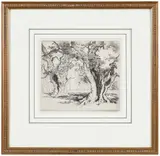 Alfred Hutty, Burnham Beeches, England (No.1)