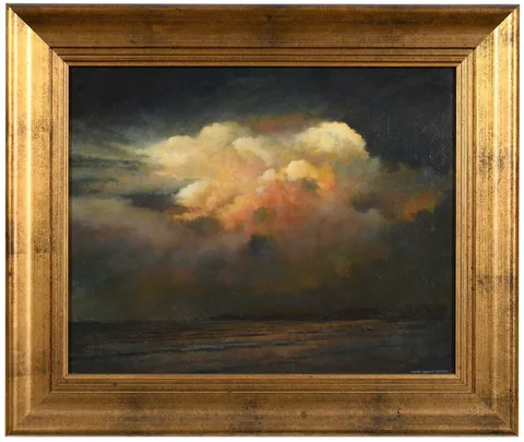 Aglow by Mark Kelvin Horton, 2008, oil on board, sold Jul 2023