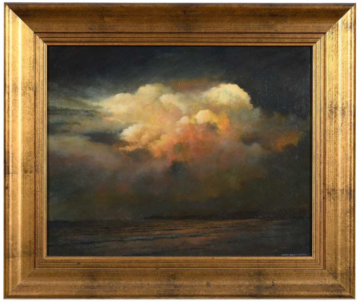 Aglow by Mark Kelvin Horton, 2008, oil on board, sold Jul 2023