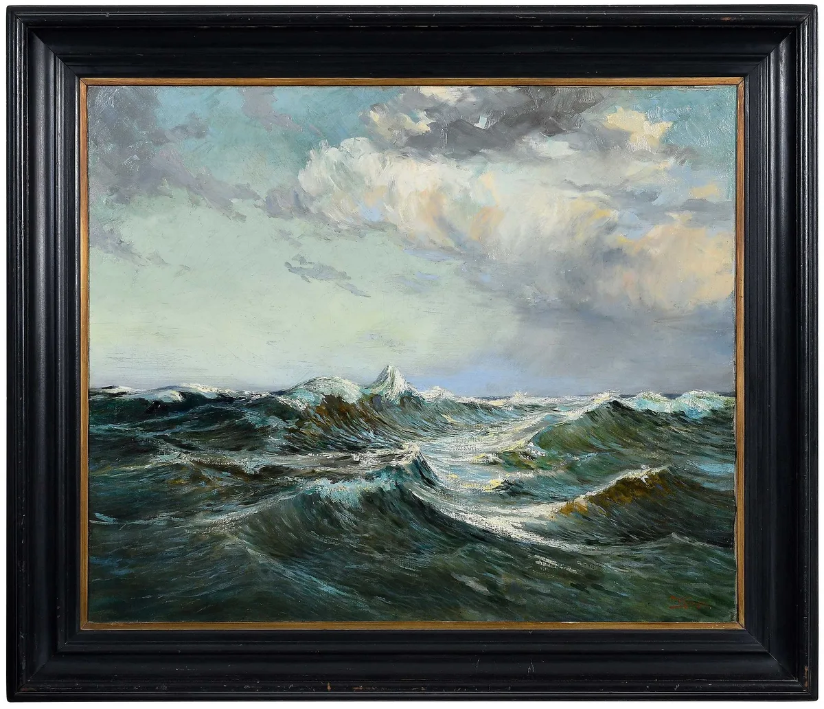 Walter Koeinger, White Caps, 1914, oil on canvas