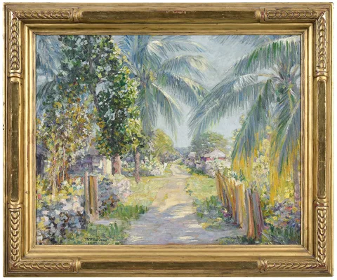 Nassau by Johanna Hailman, 1915, oil on canvas, sold Jul 2023