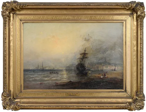 James Hamilton, The Sinking of The Birkenhead, 1858, oil on canvas
