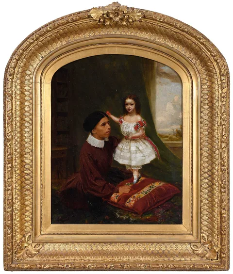 All Dressed Up by Thomas Waterman Wood, oil on canvas, sold Jul 2023