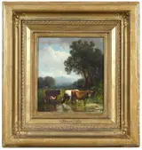 William Hart, Landscape with Cows