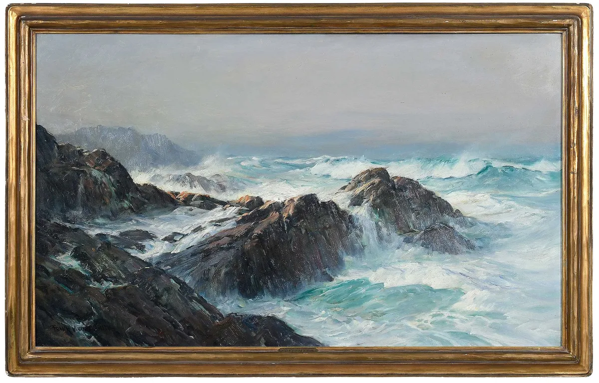 Frank Vining Smith, After the Gale, oil on Masonite