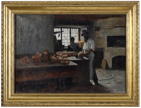 Robert Weir Allan, The Bread Maker, oil on canvas