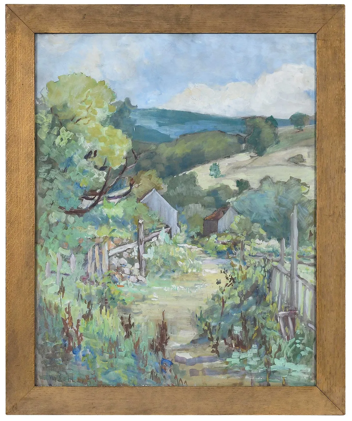 Mary Sellers, Home in the Mountains, watercolor on paper