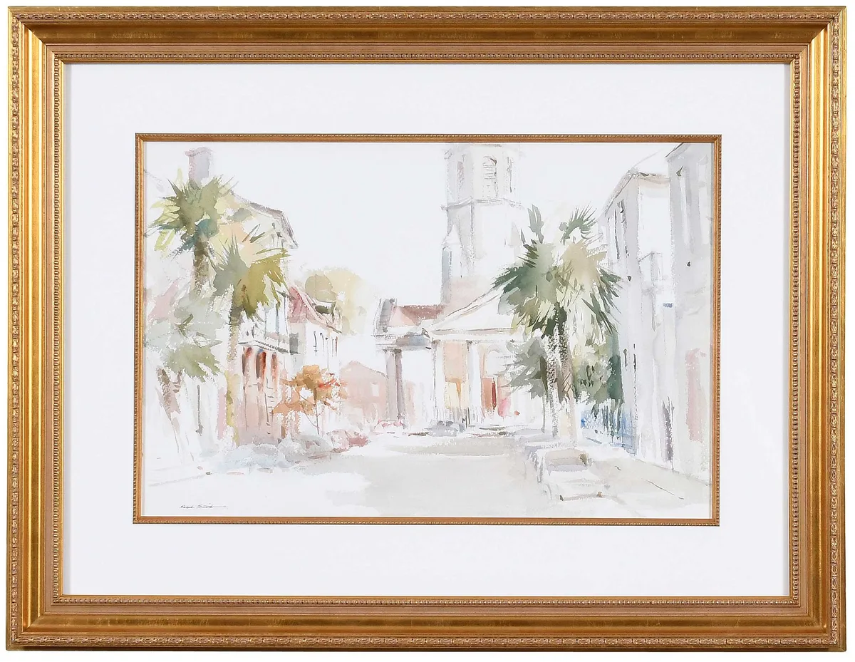 Ralph Smith, St. Philips Church, Charleston, watercolor on paper