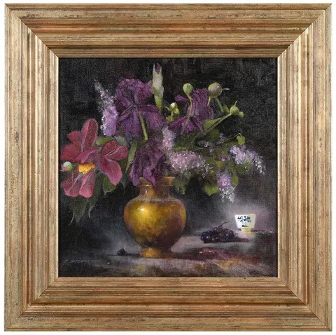 David Stewart, The Chinese Tea Cup, oil on linen