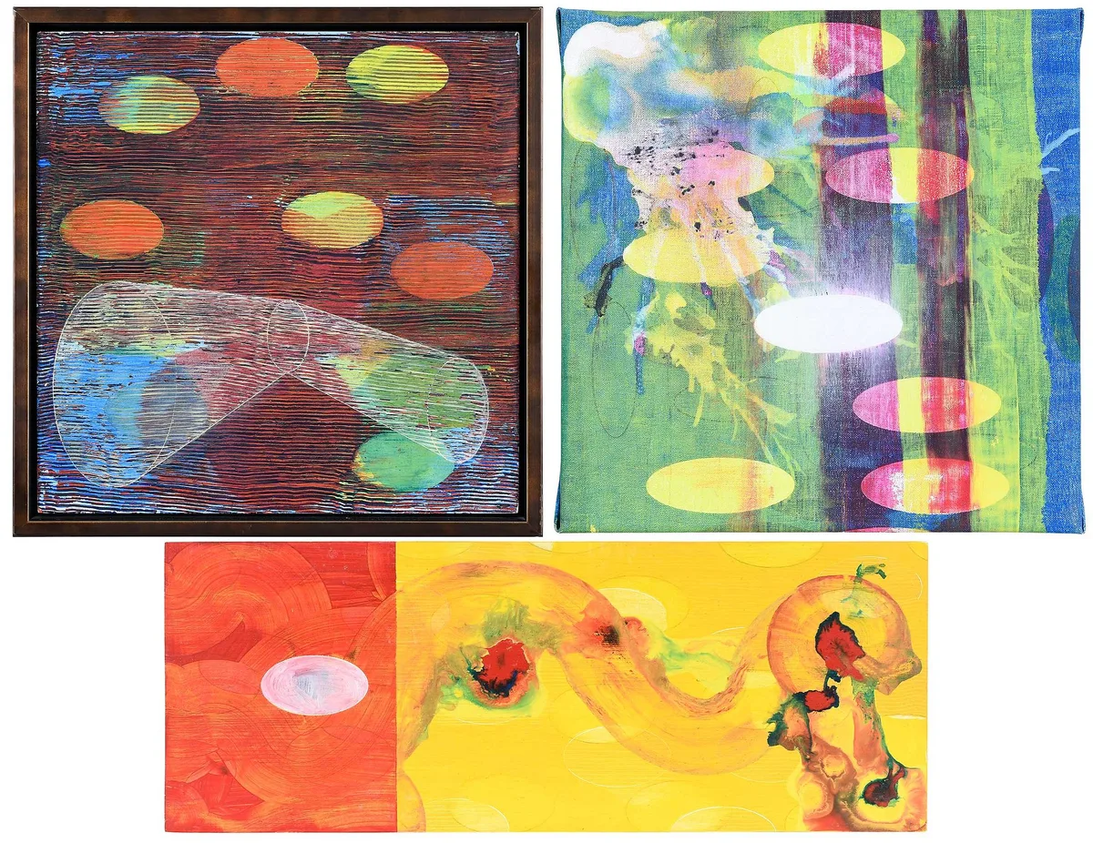 Kevin Hogan, Three paintings: After Barack, 2008, oil on board