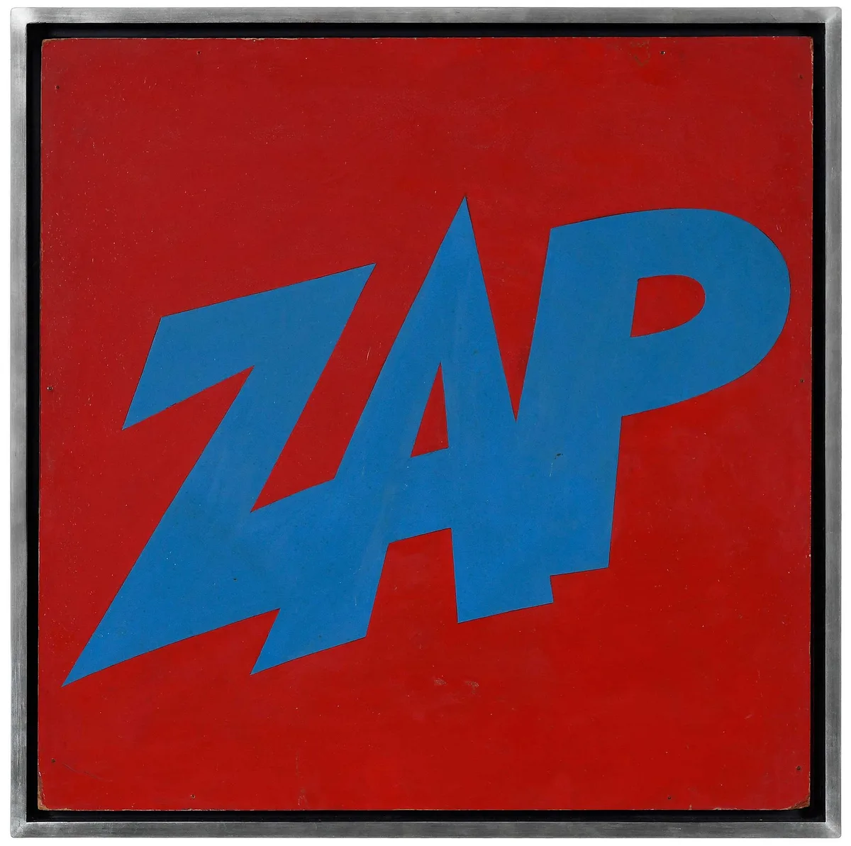 Jeff Keen, ZAP, 1958, enamel on Masonite