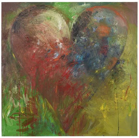 Jim Dine, The Wind Blows Yellow, 1992, oil on canvas