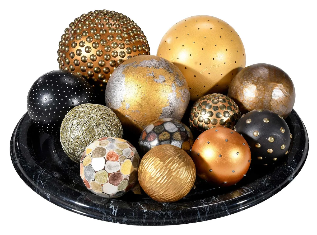 Joni Kost, Mixed Media Spheres, 23 spheres, mixed media