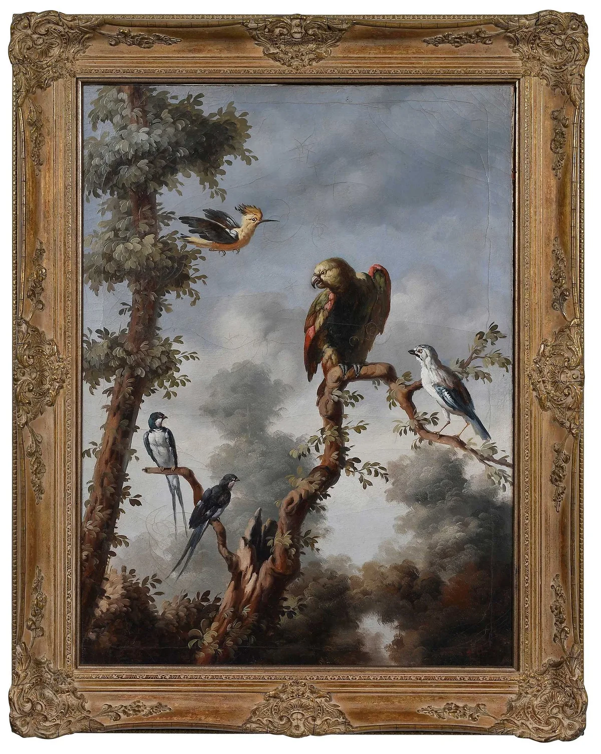 Ira Monte, Concert of Birds, oil on canvas