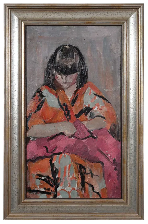 Jacqueline Marval, Etude pour les Couseuses, 1912, oil on canvas