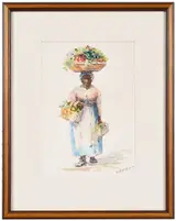 Alice Ravenel Huger Smith, Flower Seller