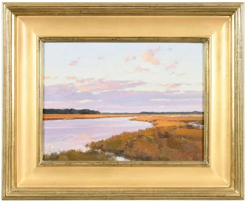 Michael B. Karas, Afternoon Salt Marsh, 2006, oil on canvas